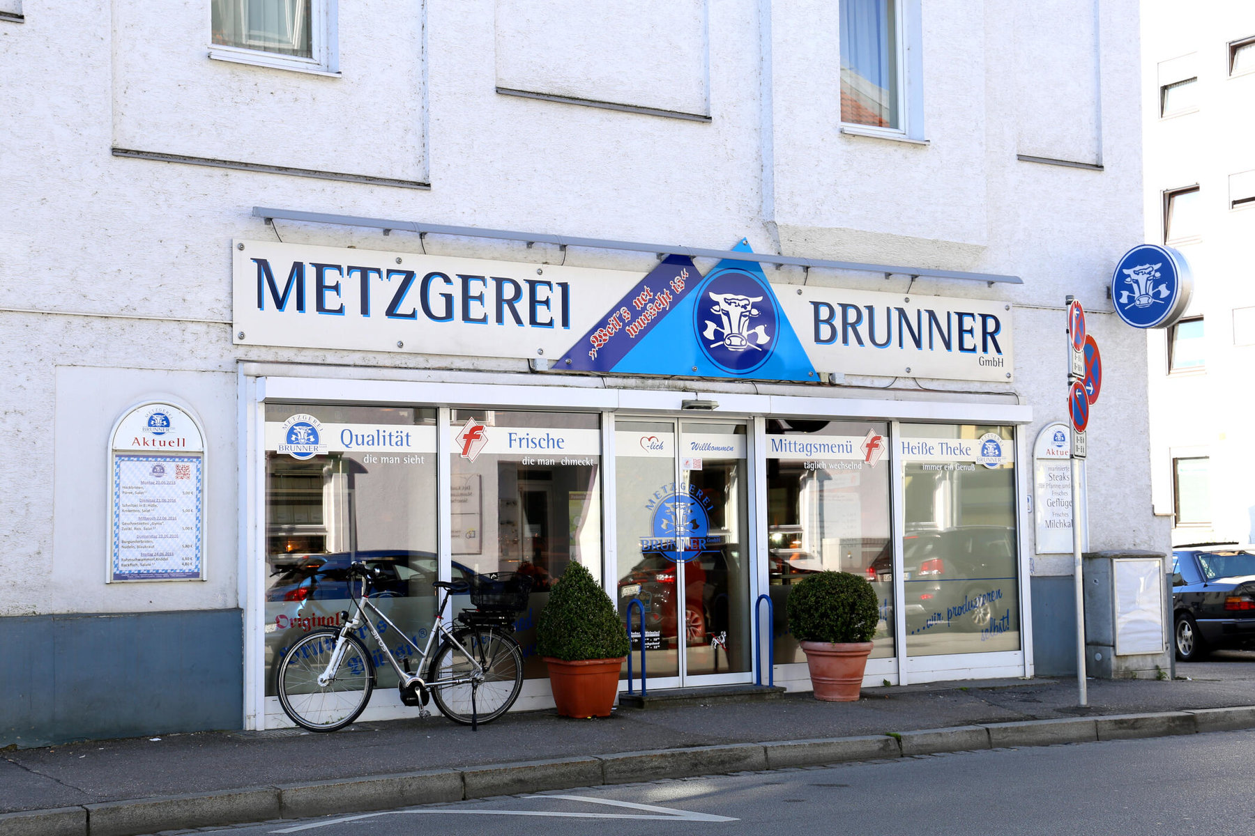 Metzgerei Brunner von außen