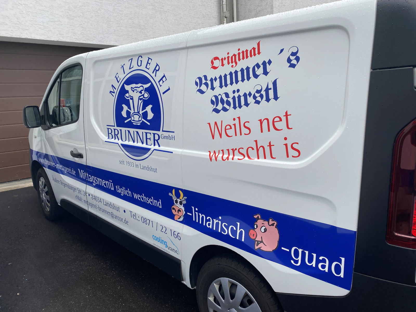 Lieferauto von Metzgerei Brunner GmbH